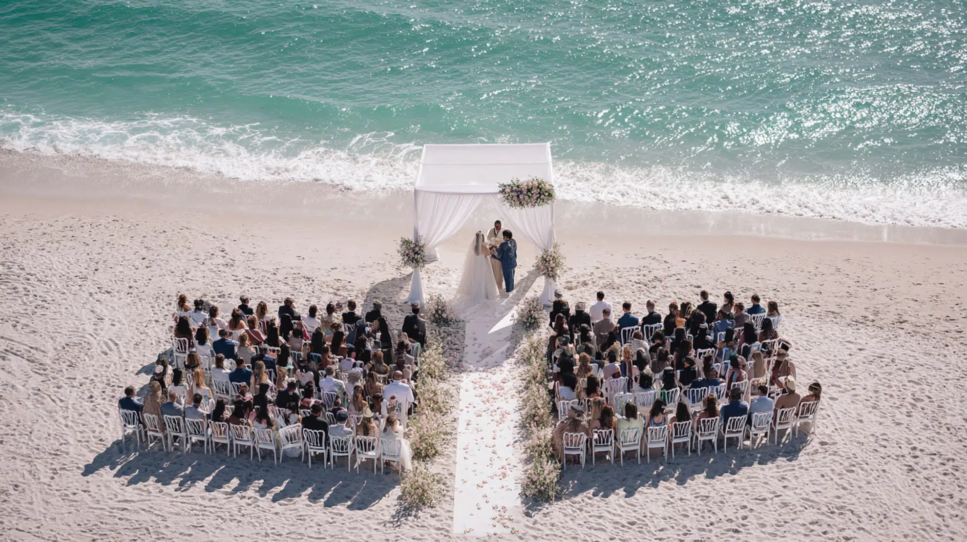 Outdoor Special Wedding on the beach - Mazal Weddings